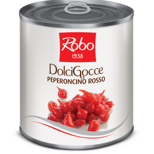 Robo DolciGocce Peperoncino Giallo – Crvene papričice u salamuri (konzerva)